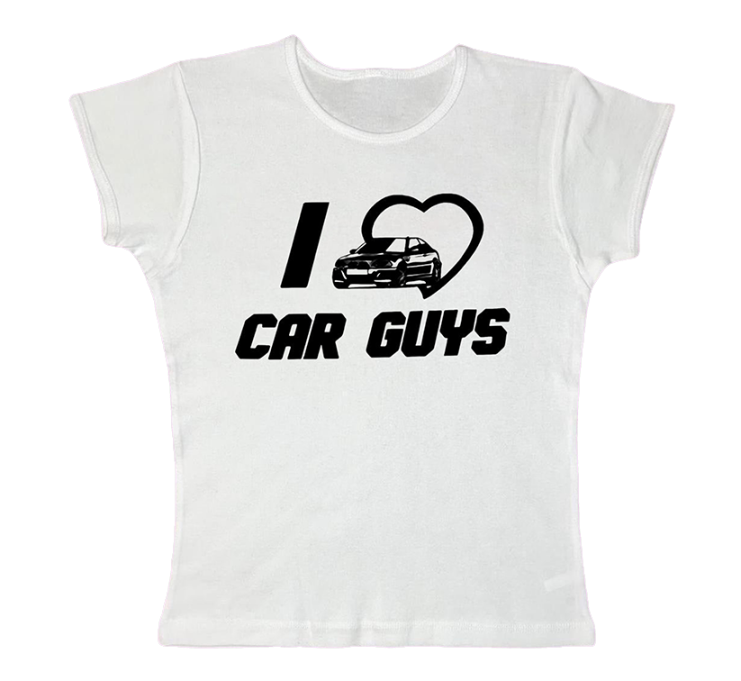 I Love Car Guys Baby Tee